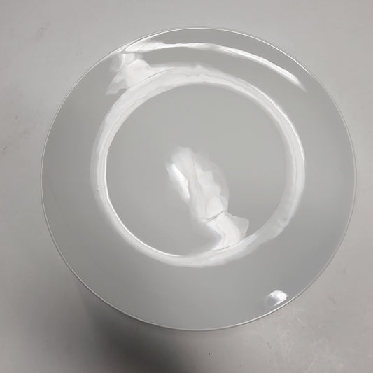 PILLIVUYT (4 PACK) Coupe Porcelain Salad Plates Made in France 11" All White