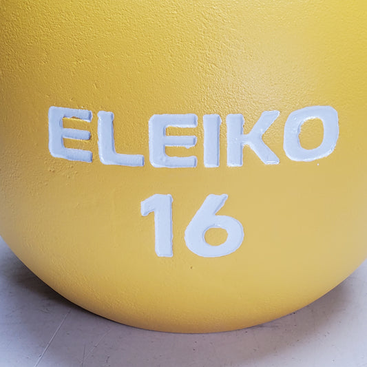 ELEIKO Competition Weightlifting Kettlebell 16 KG (35.27 lbs) Yellow 3085430