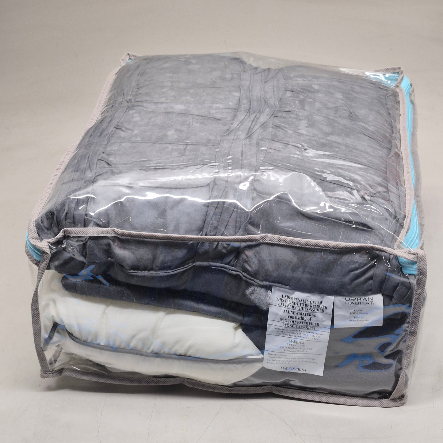 URBAN HABITAT Duvet Cover Set Twin XL Charcoal CS14-0051