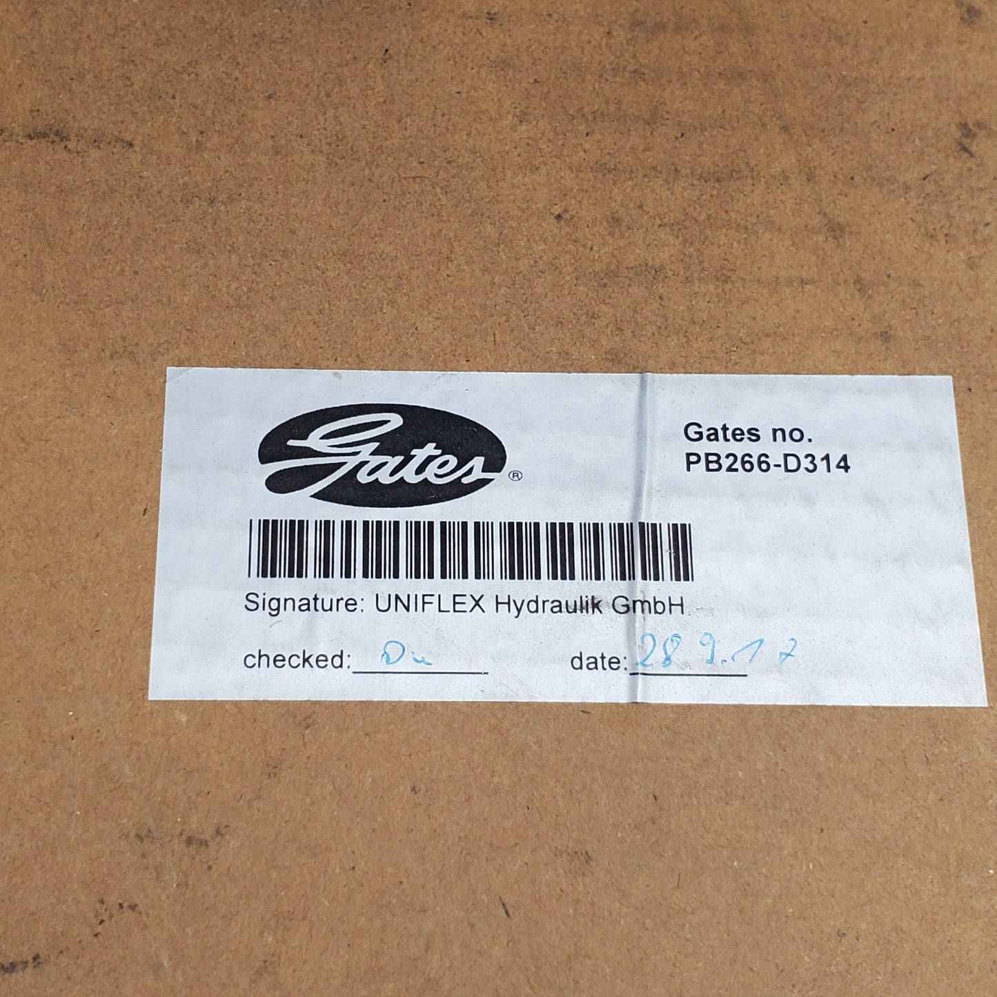 GATES Uniflex Hydraulik Gmbh Die Segments PB 266-D314 76.2 For Hose Crimper