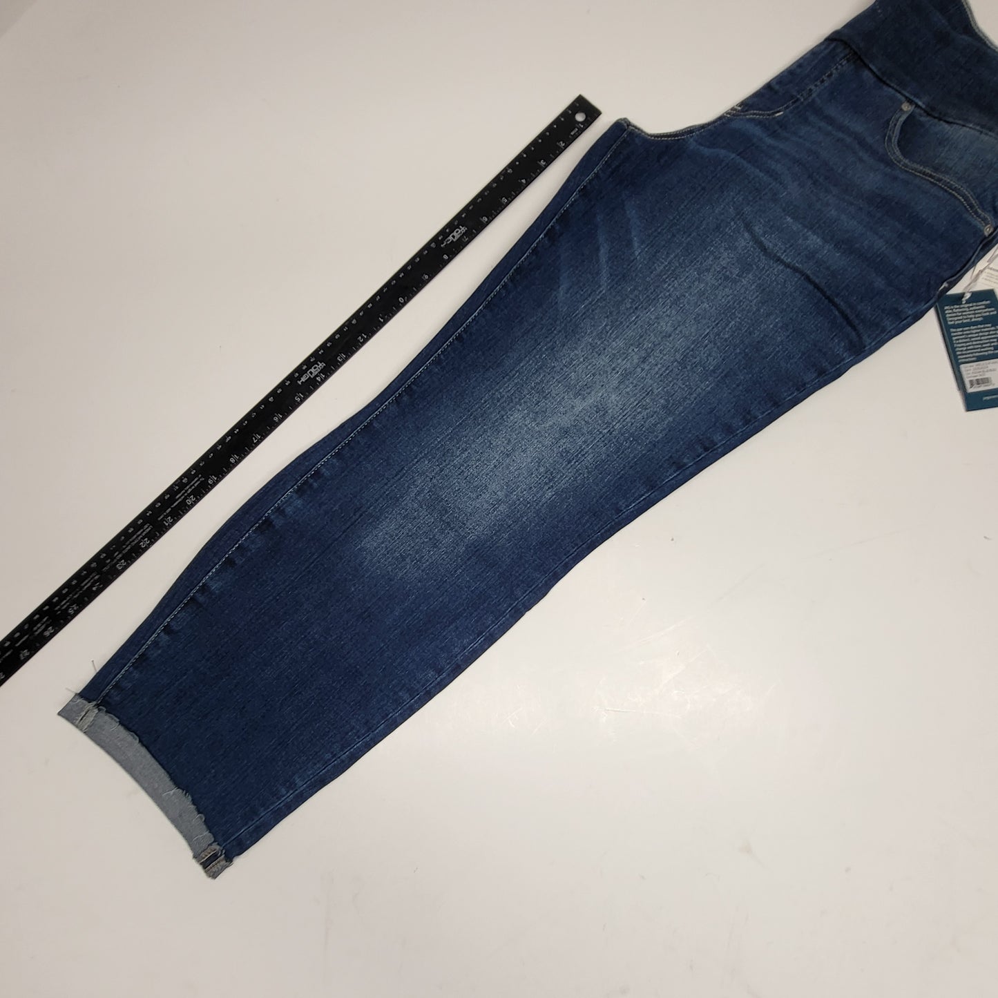 JAG Amelia Mid Rise Slim Ankle Womens Sz 14/27 Kodiak Blue J2321EAE374