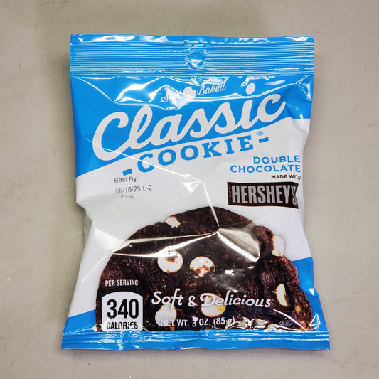 ZA@ MANNON SPECIALTY FOODS (48 Pack) Soft Baked Double Chocolate Hershey's Cookies 3 oz SB8506