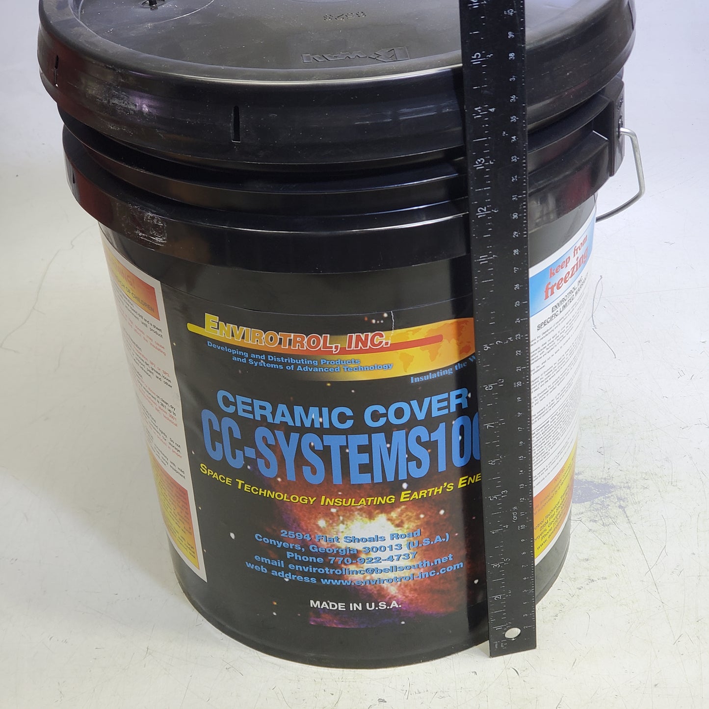 ENVIROTROL Ceramic Cover Insulation Corrosion Coating 5 Gal Bucket CC-SYSTEMS100 A1-11124