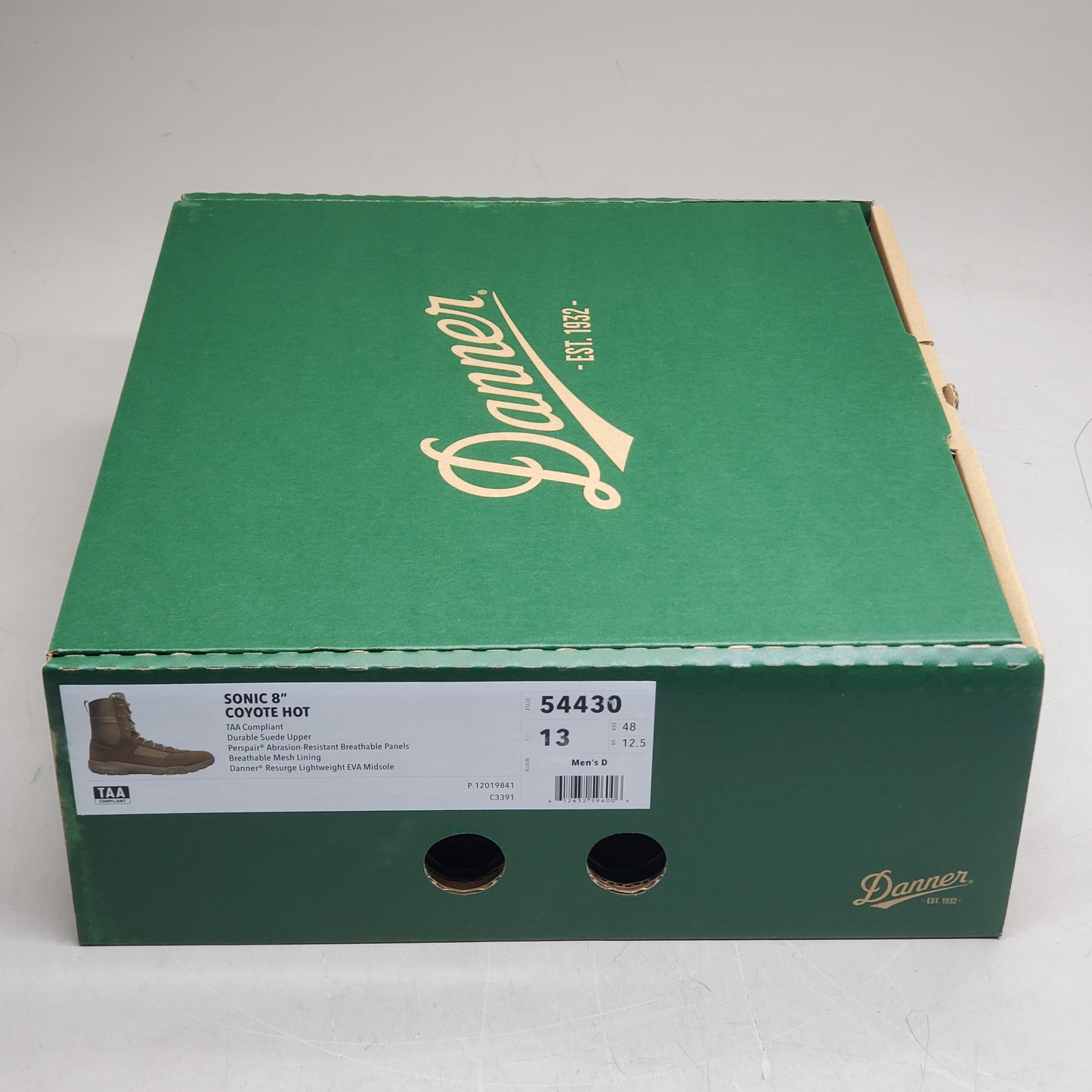 DANNER Sonic 8" Lightweight Tactical Hiking Boots Men's SZ 13 Coyote Hot 54430