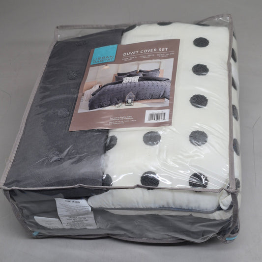 URBAN HABITAT Duvet Cover Set Twin XL Charcoal CS14-0051