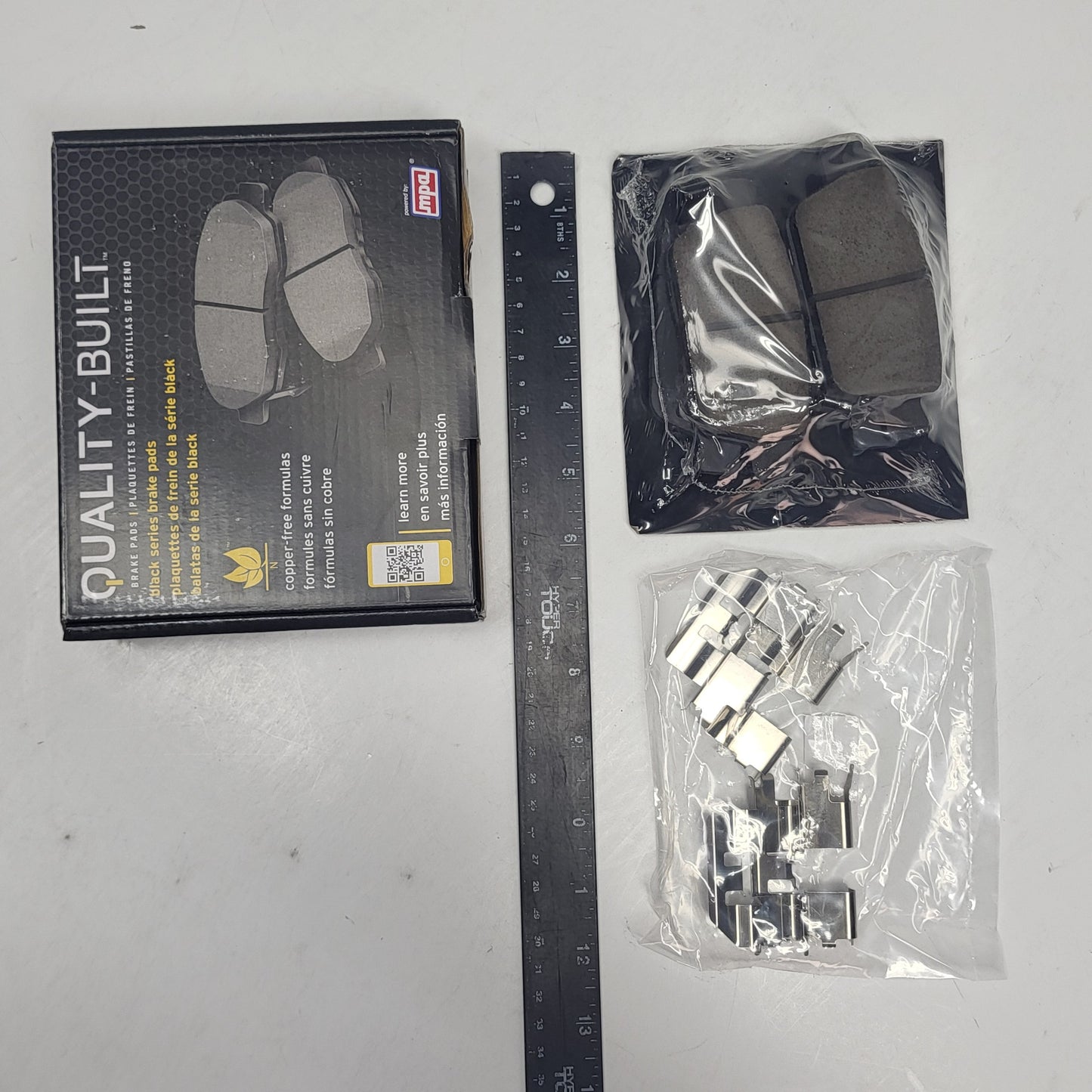 QUALITY-BUILT Ceramic Disc Brake Pad Set Black Rear 1003-1103C
