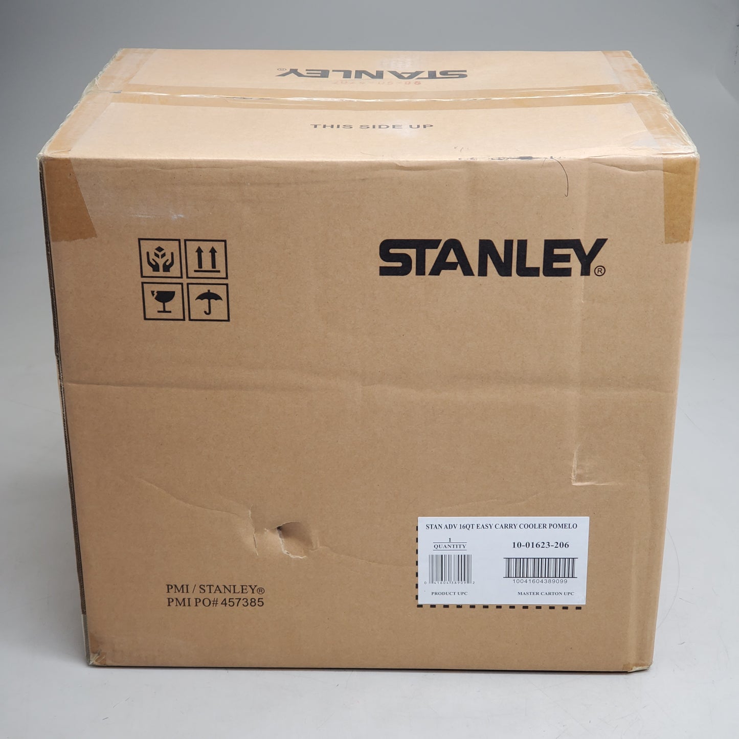 STANLEY Heavy Duty Outdoor Camping Cooler W/ Easy Carry Handle 18 QT Pomelo 10-01623-206