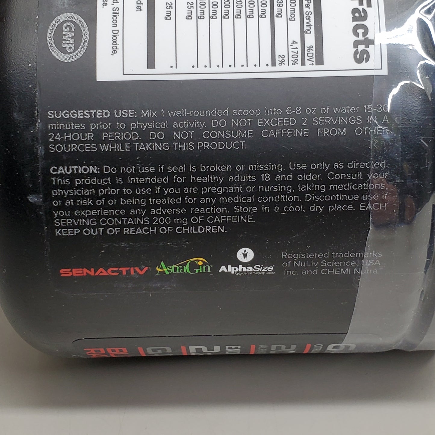 DAS LABS Bucked Up Pre-Workout Blood Raz 25 Serv 9.2 Oz BB 04/26 Dietary Supplement