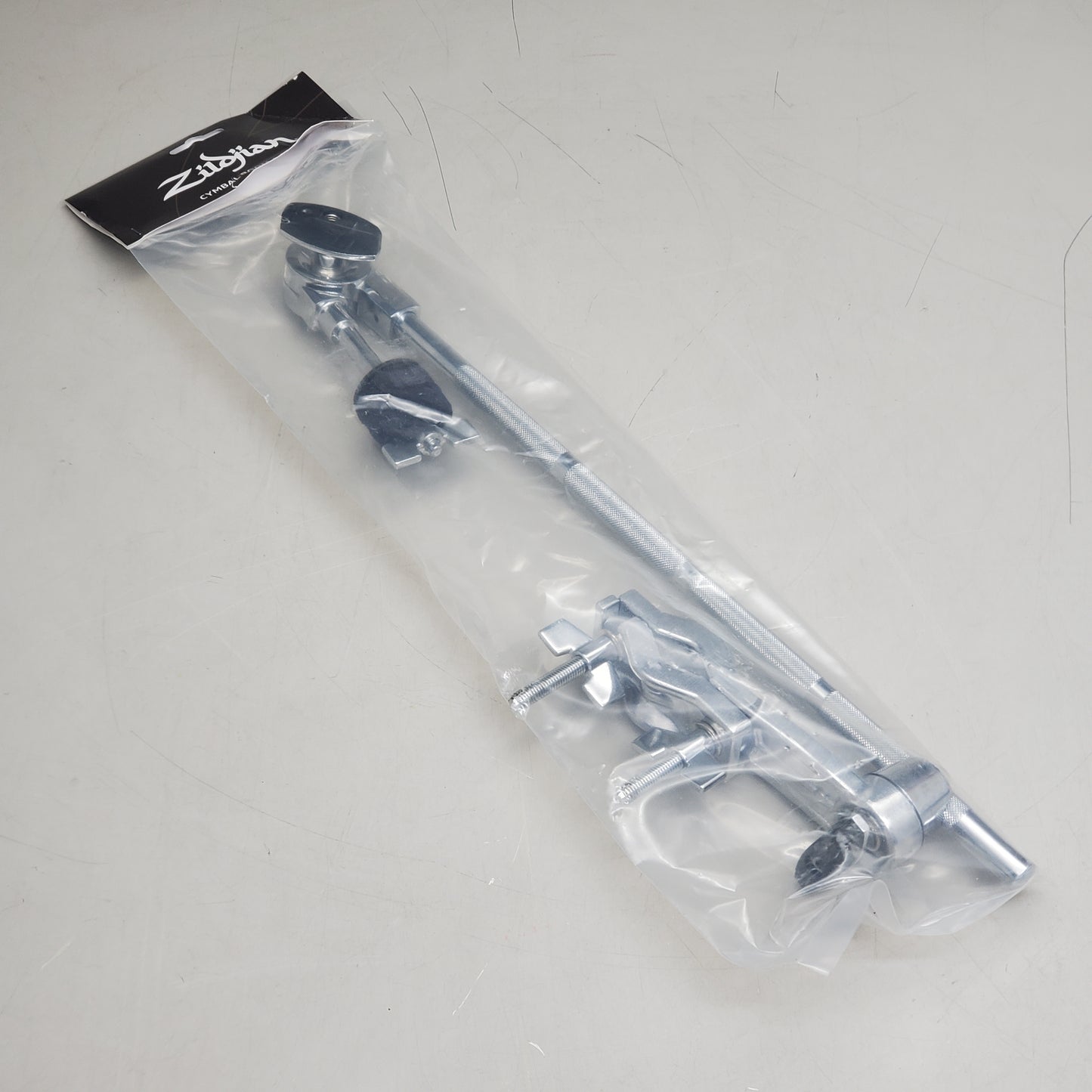 ZILDJIAN Multi-Adjustable Cymbal Boom Arm W/ Clamp 3/4" Dia Piping Grey