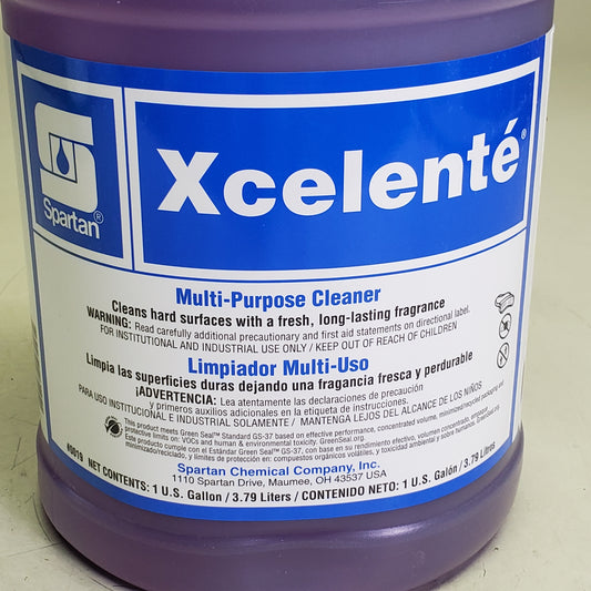 ZA@ SPARTAN Xcelente Multi-purpose Cleaner Long Lasting Fragrance 1 gal 0019