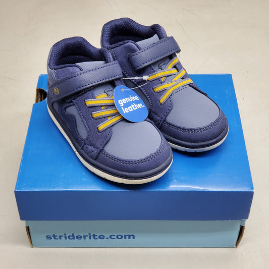 STRIDE RITE SRT Ames Sneaker Shoes Toddler SZ 9.5M Navy BB038804