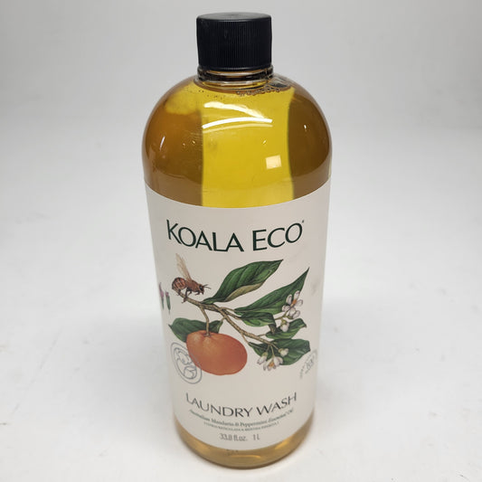 KOALA ECO (2 PACK) Laundry Wash Mandarin and Peppermint Essential Oil 33.8 oz