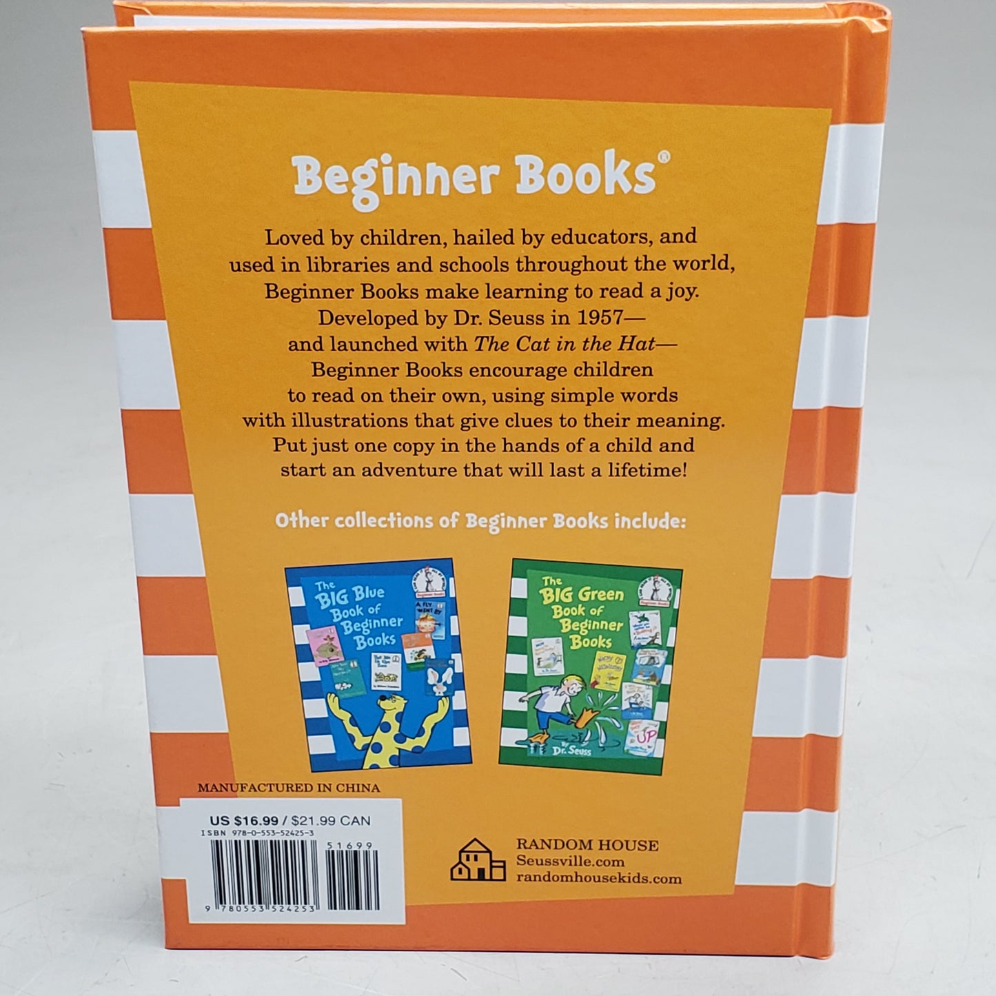 RANDOM HOUSE (2 Pack) The Big Orange Book of Beginner Books 6 in 1 by Dr. Seuss
