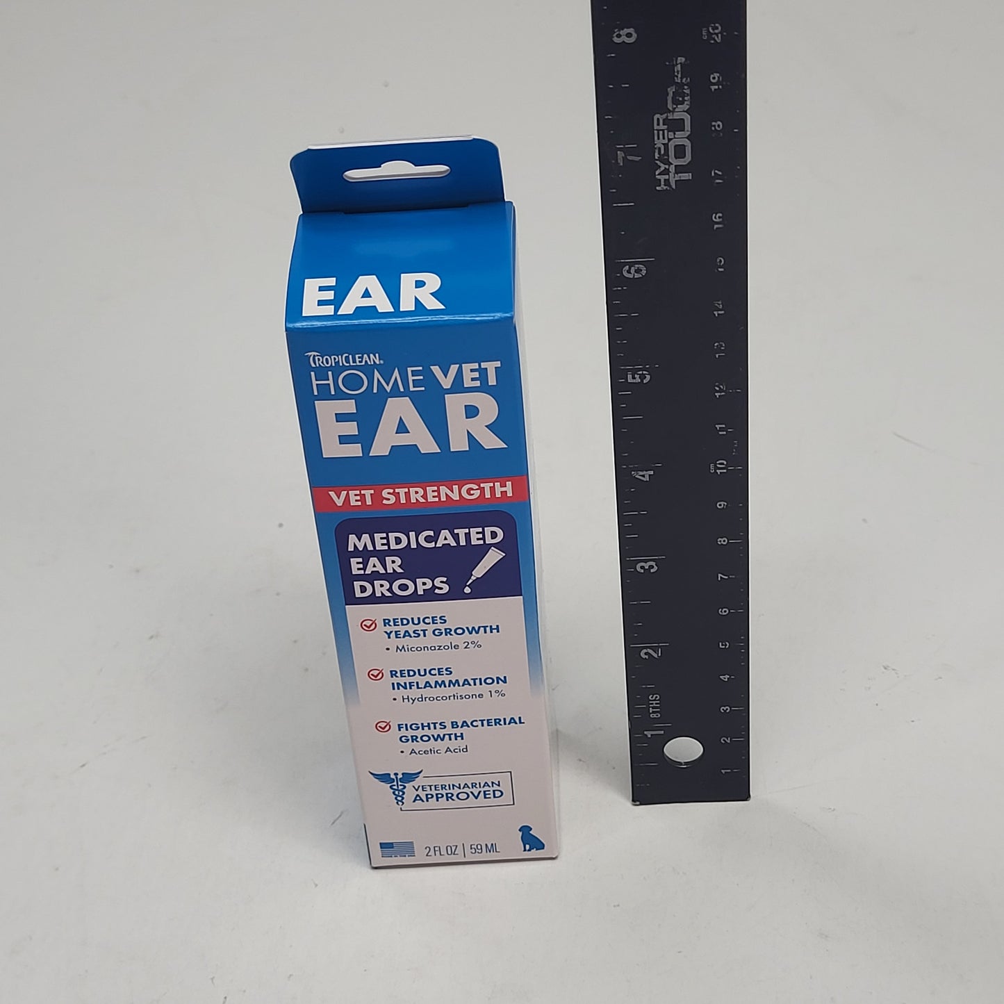 TROPICLEAN (2 PACK) Homevet Max Strength Medicated Ear Drops 2 oz BB 05/28