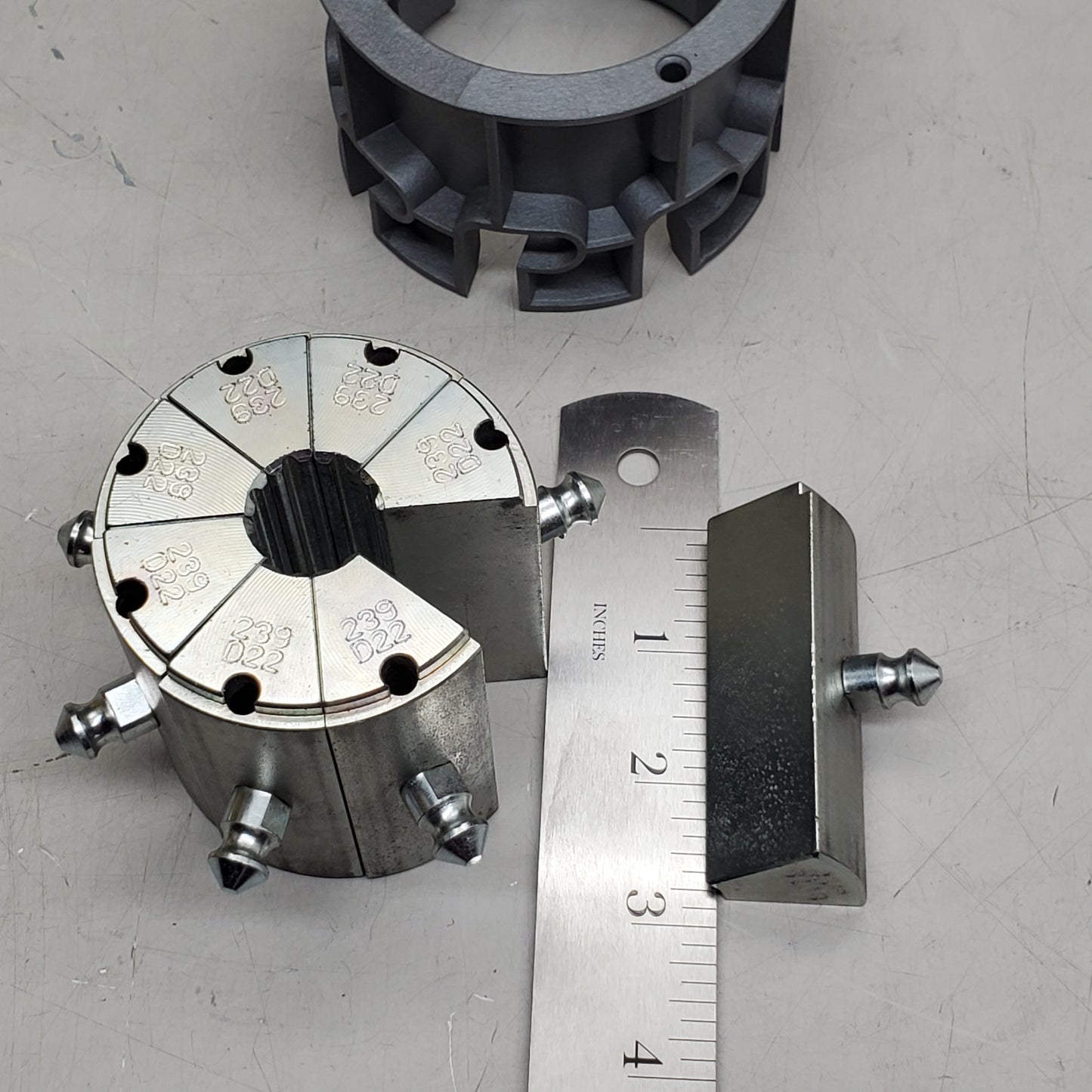GATES Uniflex Hydraulik Gmbh Mcx Die Set Galvanized 239 D22 19.8 7482-19930 For Hose Crimper Type Mcx25, Mcx30 And Mcx50