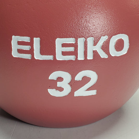 ELEIKO Competition Kettlebell 32 KG (70.5 lbs) Maroon 3085434