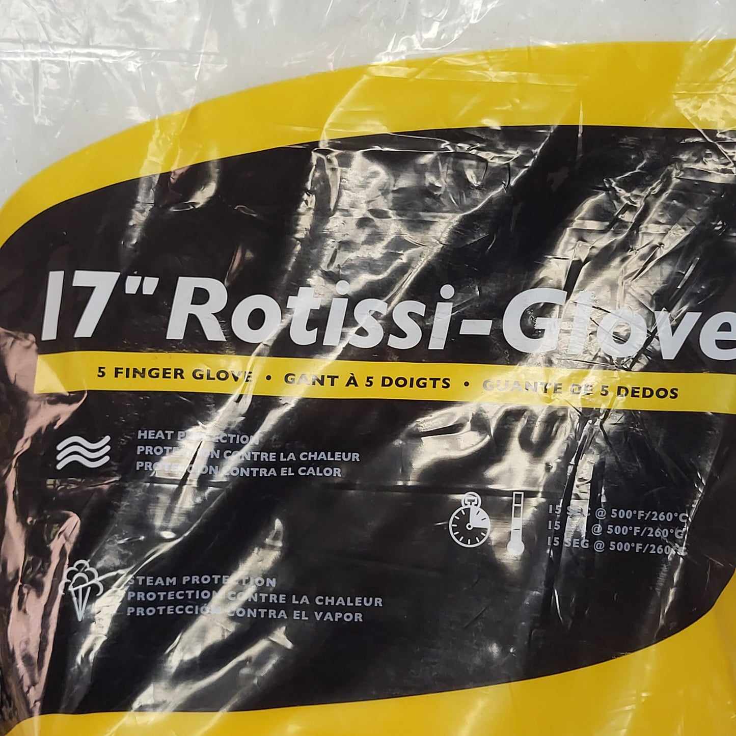 SAN JAMAR (2 PACK) Rotissi-glove Heat & Steam Protection Neoprene 17" T1217