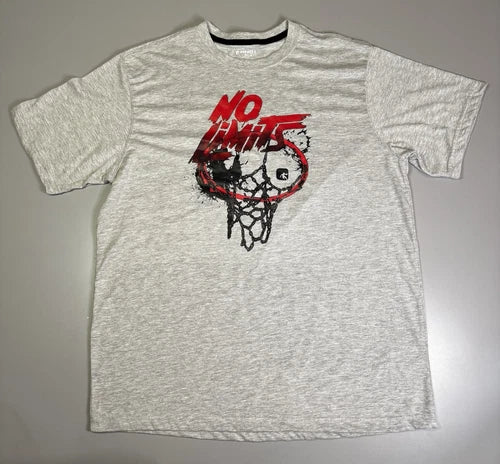 ZA@ AND1 No Limits T Shirt SZ L Gray ANM251TE6003