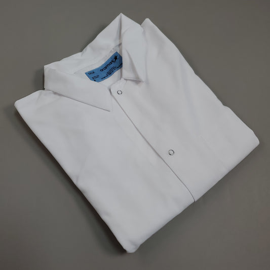 ARAMARK Butcher's Coat Side Vents Inside Pockets Unisex Sz 1XL GGS-1773 (New)