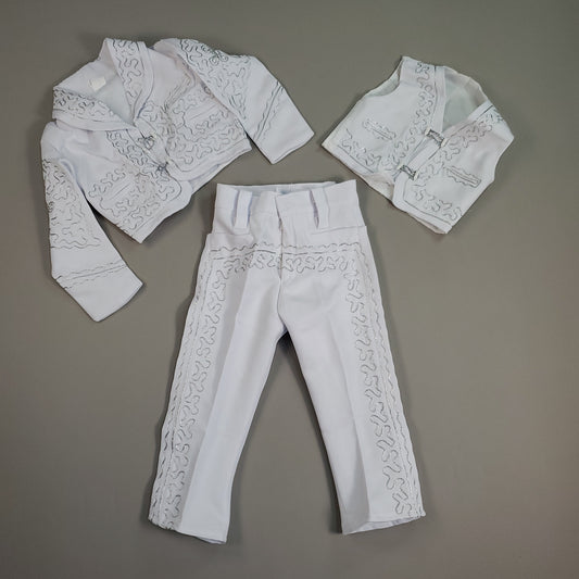 Mexican Mariachi Charro 3 Piece Suit Outfit Mayo Fiesta Dance Costume Youth Sz H45 (New)