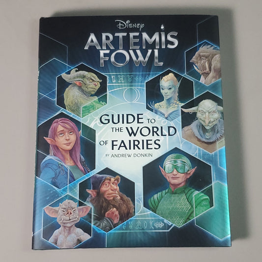 DISNEY Artemis Fowl Guide To The World Of Fairies By Andrew Donkin Hard Cover (New)
