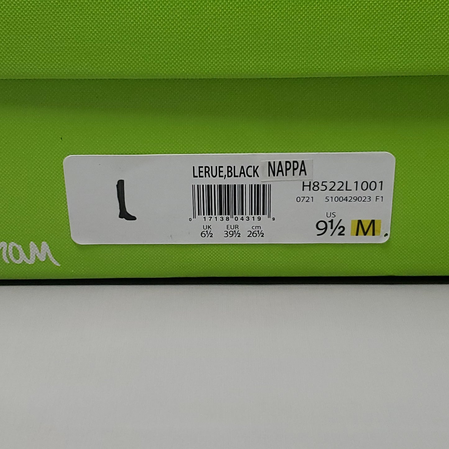 SAM EDELMAN Lerue Nappa Tall Leather Riding Boots Women's Sz 9.5 M Black H8522L1001 (New)
