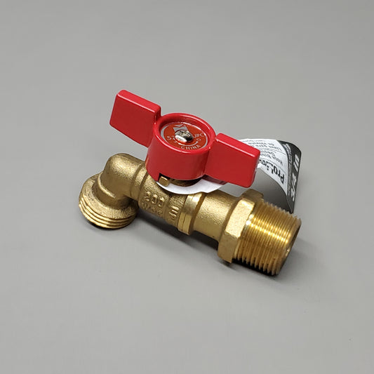 PROLINE Heavy Duty Hose Bibb Ball Valve 200 PSI Brass Threaded 3/4" 103-024 (New)