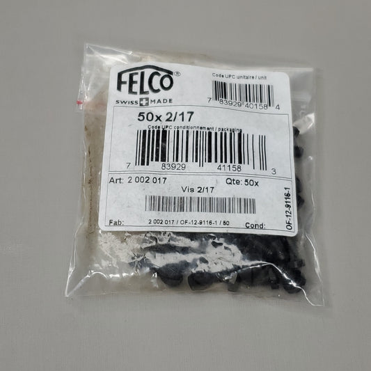 FELCO Swiss Made 50 Pack Of Pruner Replacement Locking Segment Screws Vis 2/17 For Felco 2&4 Models (New)