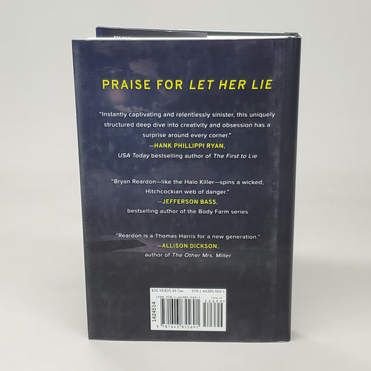 LET HER LIE by Bryan Reardon Book Hardback (New)