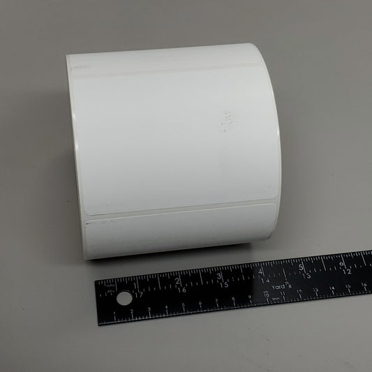 ZEBRA 6 Rolls Of 4 X 3" Z-Perform 1000D Direct Thermal White Labels 840 Per Roll 1" Core (New)