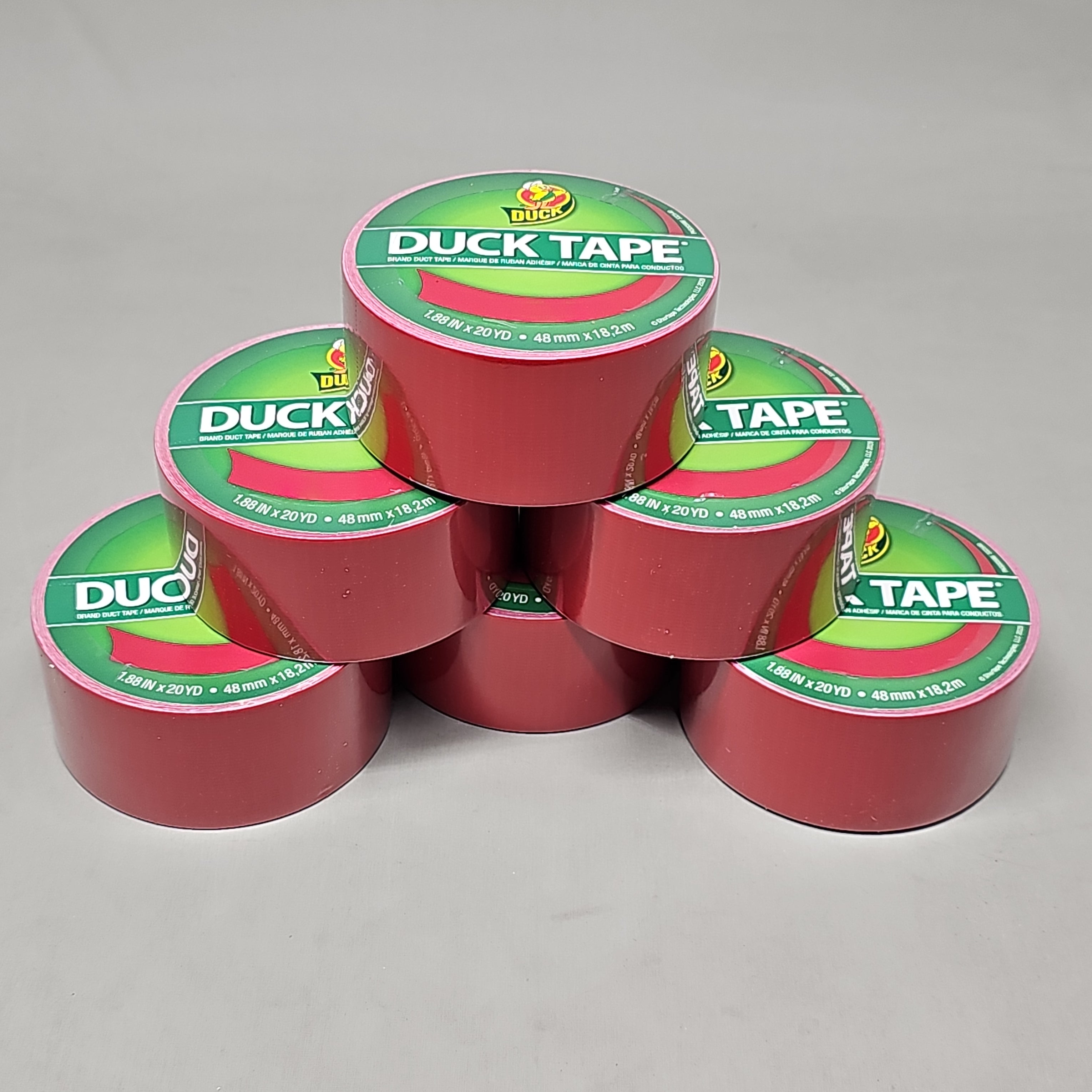 Duck Tape Brand Red Duct Tape, 1.88 in. x 20 yd.