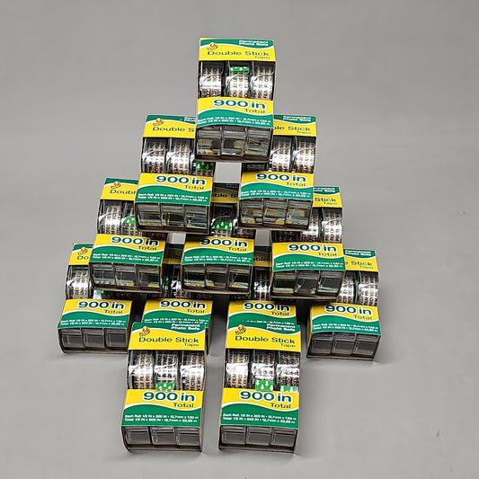 SHURTAPE DUCK Pack of 36 Double Stick Permanent Photo Safe Tape 1/2" x 300" (New)