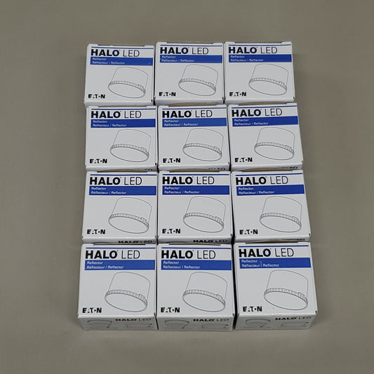 EATON HALO LIGHTING 12PK of LED Reflectors Black TIR45WFS55 (New)