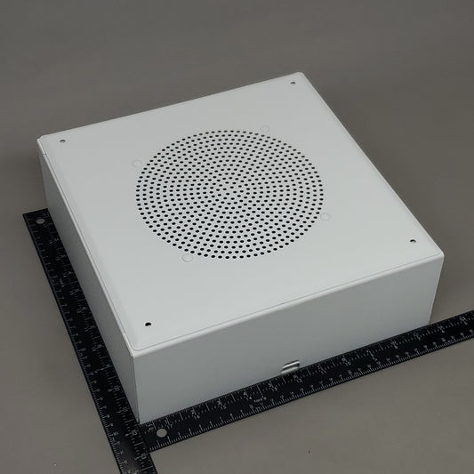 QUAM Wall Mount Loud Speaker System 1 White 12"X12"X4" Metal Enclosure (New)