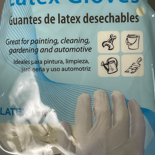 STANDARD GLOVE COMPANY 10 Pack Of Disposable Latex Gloves Sz L - L10PK36 (New)