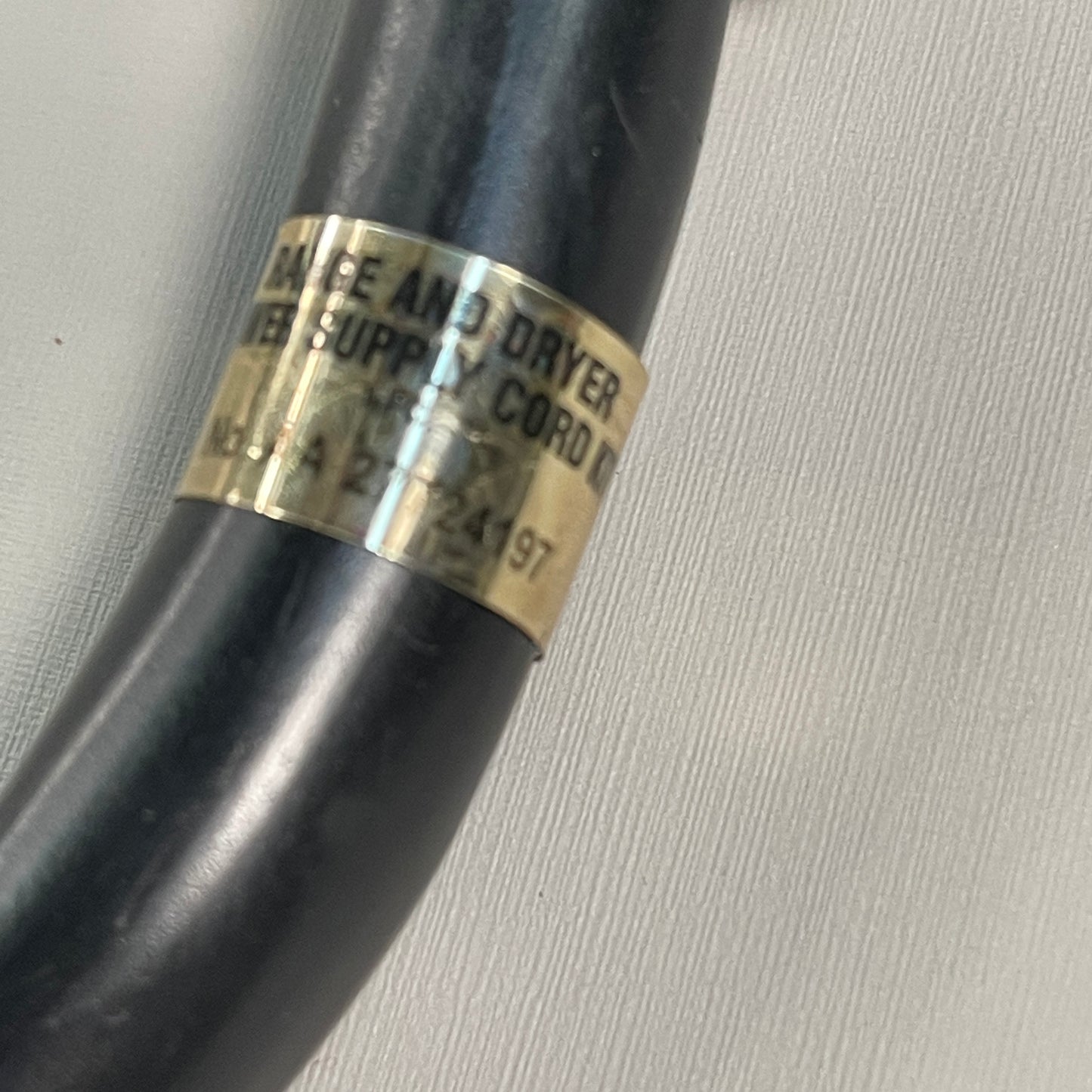 ELECTROLUX Smart Choice 40 AMP 4-Wire Range Black Plug Cord (4 ft) 5304512984 (New)