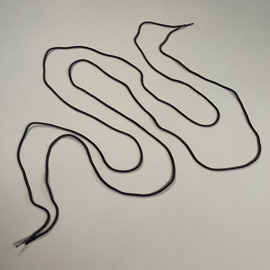 HOPE GLOBAL Military Boot Laces 1 PAIR Taslan Black/Brown 63" Waterproofed & Super Strong (New)