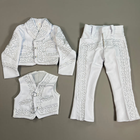 Mexican Mariachi Charro 3-Piece Suit Outfit Mayo Fiesta Dance Costume Youth Sz H50 (New)