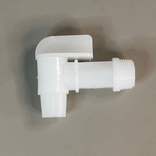 REIKE Flo-Rite Faucet 3/4" 10-PACK Plastic Drum, Barrel, Jug Faucet, Spigot White (New)