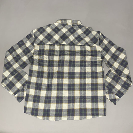 WE WORE WHAT Boyfriend Flannel Button-Down Shirt Green Women's Sz XS/S 246765