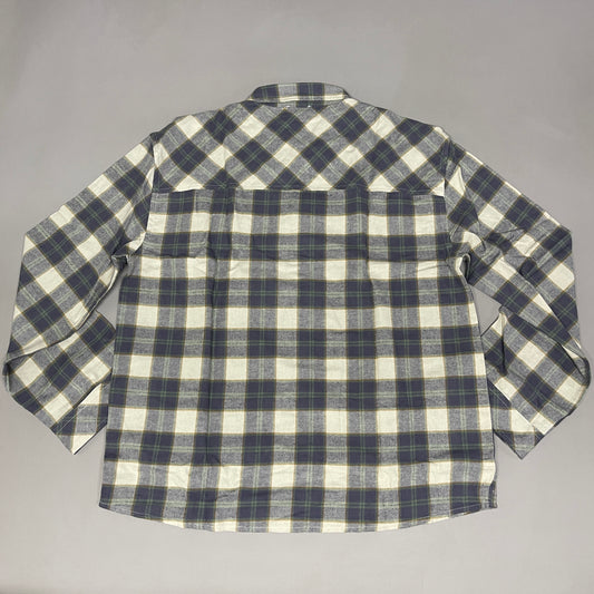 WE WORE WHAT Boyfriend Flannel Button-Down Shirt Women's Sz M/L Green WWDT23-1