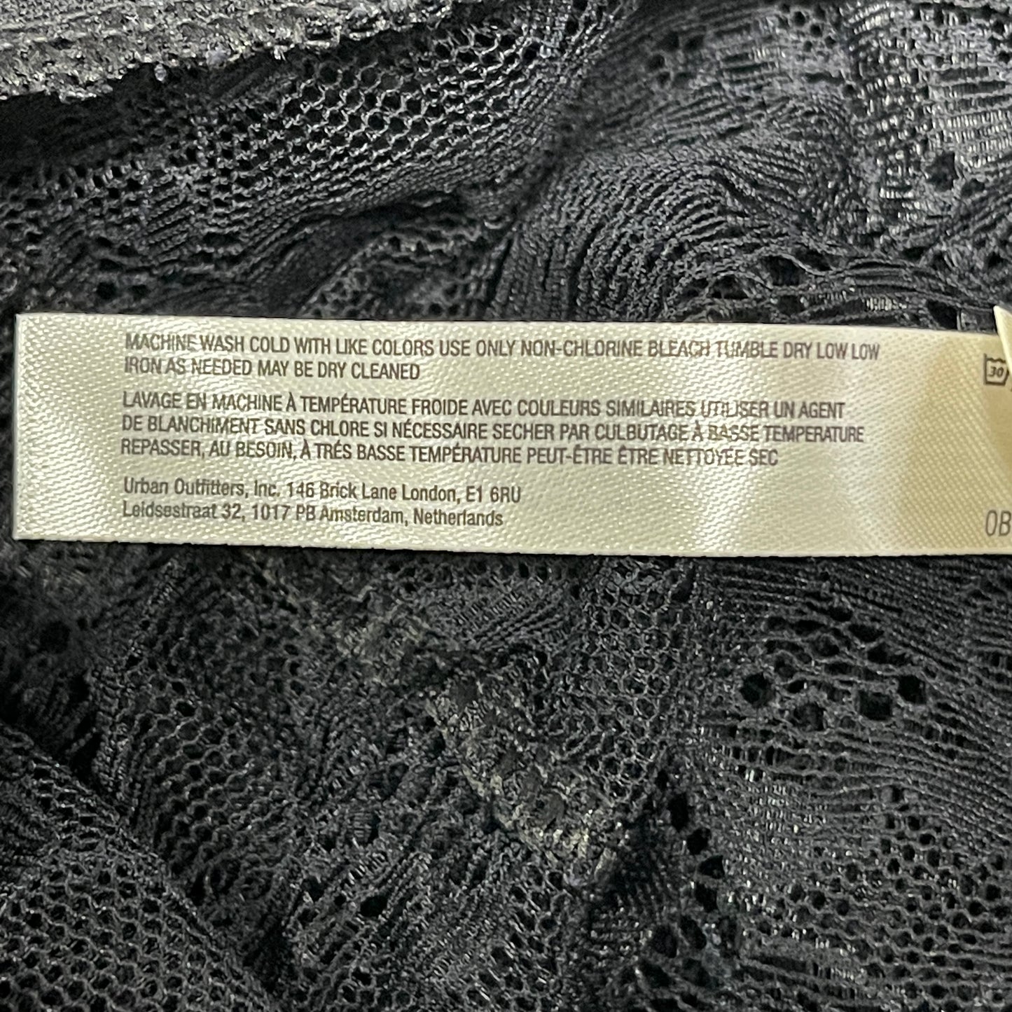 FREE PEOPLE Sheer One Touch Bodysuit Leotard Women's Sz XS Black Lace OB1457989 (New)