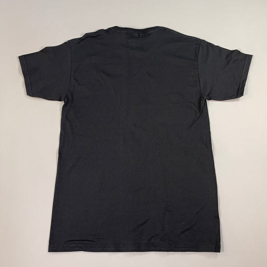 M&O Gold Soft Touch Blank T-Shirt 100% Pre-Shrunk Cotton Sz M Black 4800 (New)