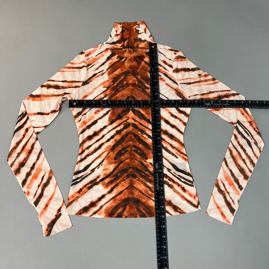 AFRM Zadie Turtleneck Pullover w/Thumb Holes Women's M Placement Tiger AET028103AU21 (New)