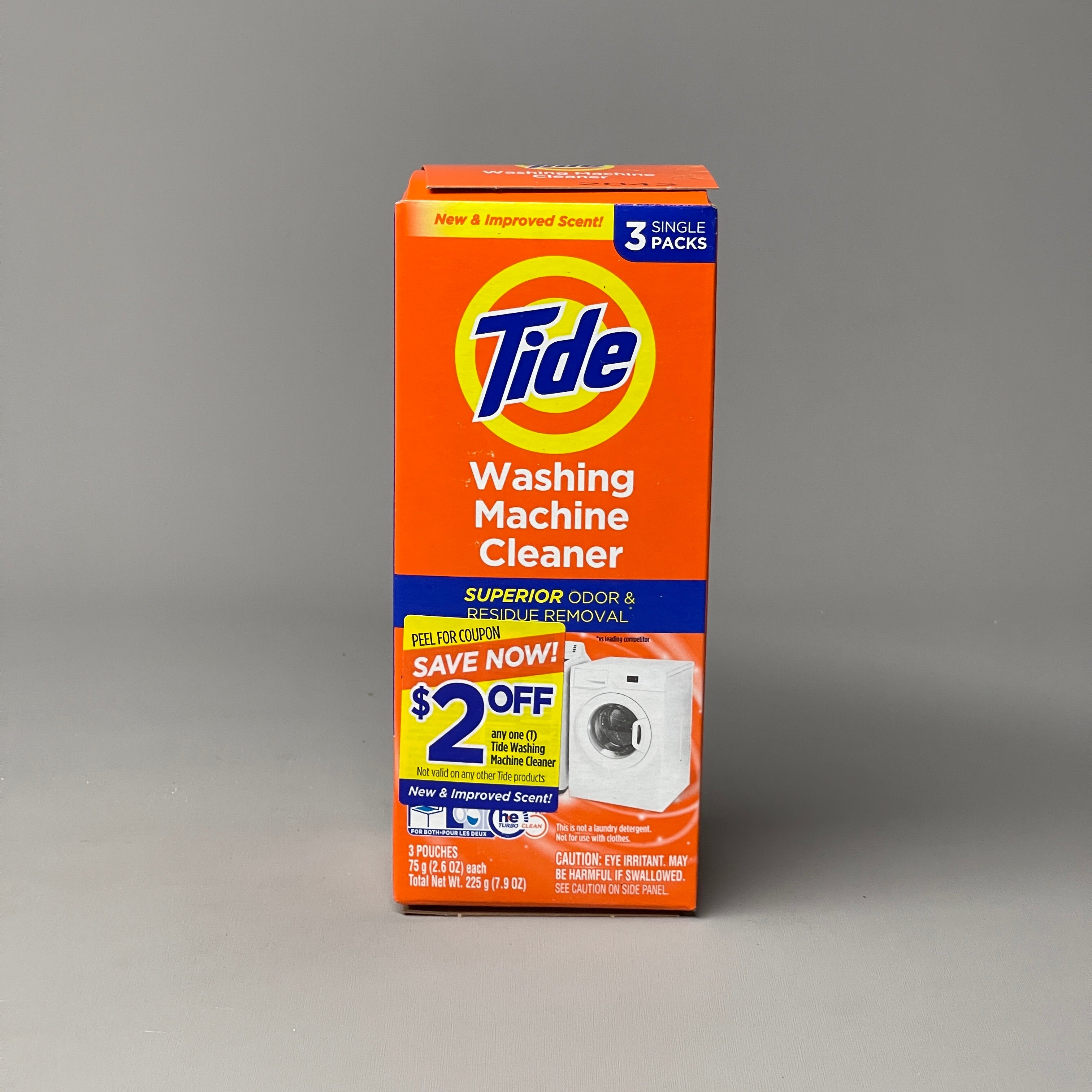 TIDE Washing Machine Cleaner Tablets 3-Pouches (2.6 oz each) Odor & Re –  PayWut