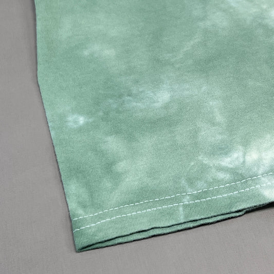 MTV Mint and White Tie-Dye Short Sleeve T-Shirt Women's Sz S 86947(New)