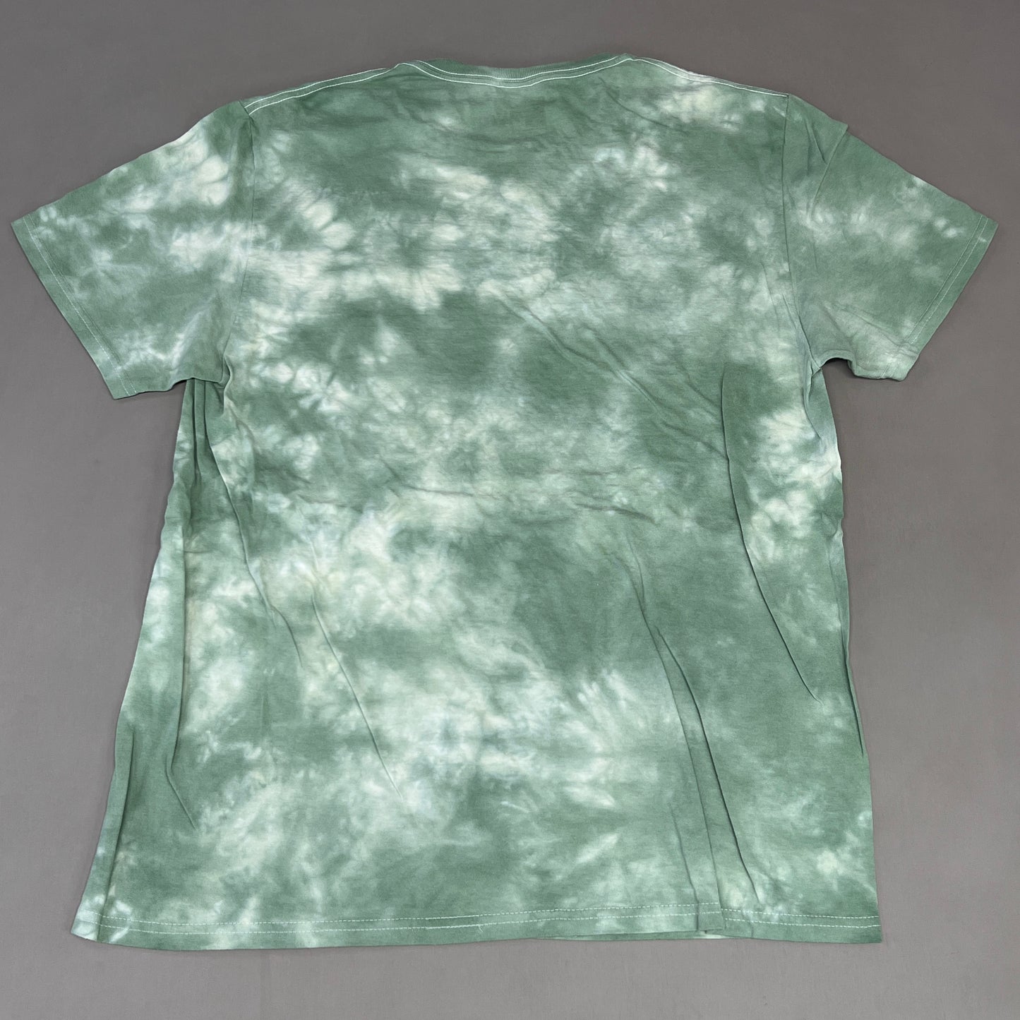 MTV Mint and White Tie-Dye Short Sleeve T-Shirt Women's Sz L 86947(New)