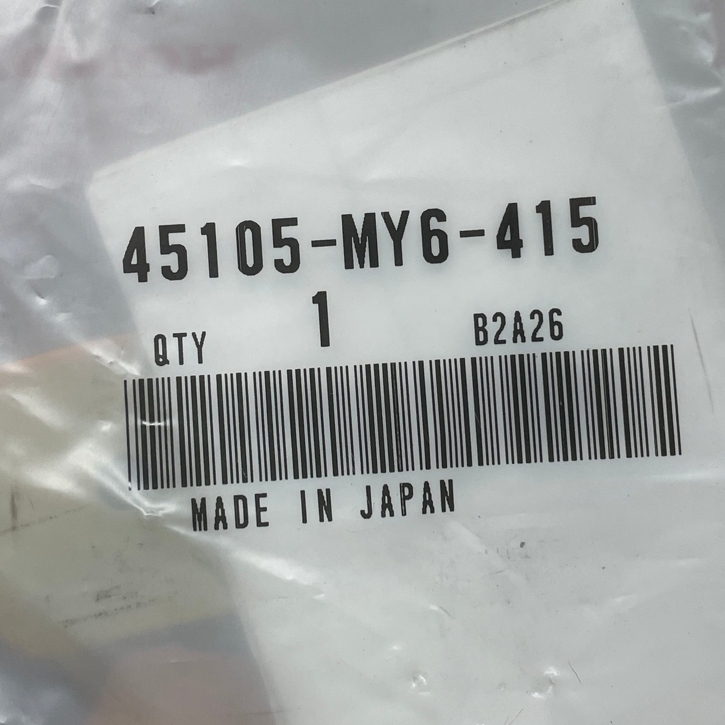 HONDA Front Brake Pad Set CR125 CR250 CR500 45105-MY6-415 OEM Genuine (New)