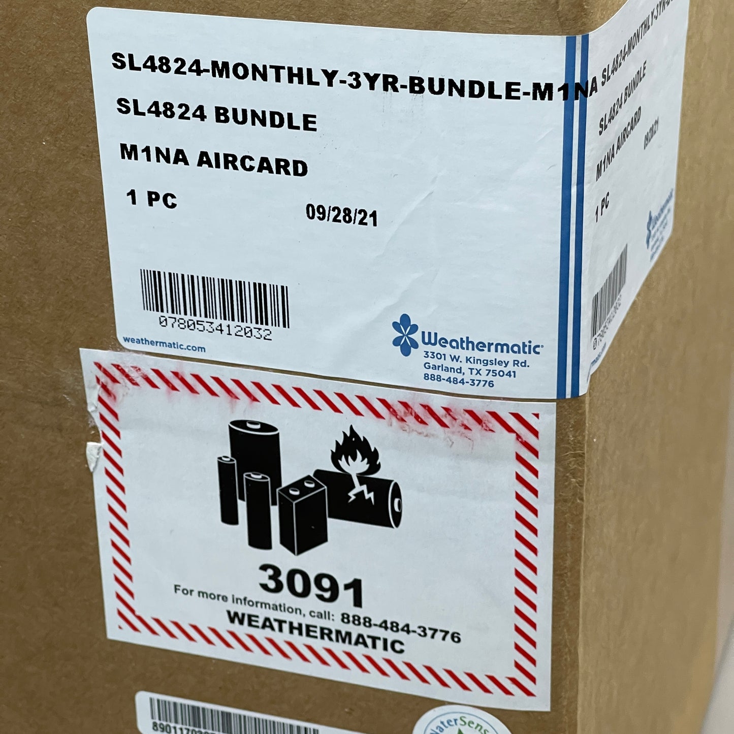 WEATHERMATIC SmartLink 24 Station Indoor/Outdoor Controller M1NA Aircard SL4824 Bundle (New)