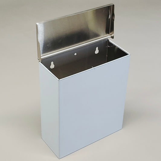 TOUGH GUY Sanitary Napkin Receptacle Wall or Free-Standing Stainless 1ECK9 (new)